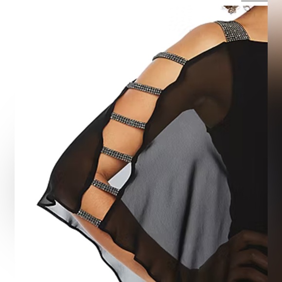 MSK Black Wide Leg Jumpsuit - Picture 5 of 9